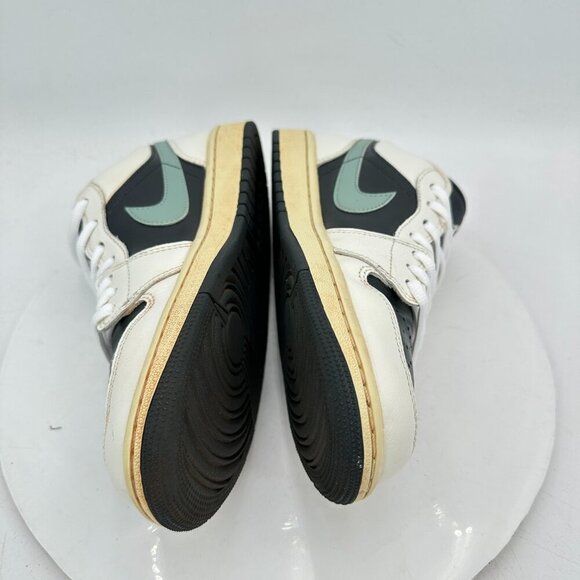 Nike Air Jordan 1 Low Top Women Size 8.5 DC0774-001 Jade Smoke black Green Shoes - Picture 7 of 11